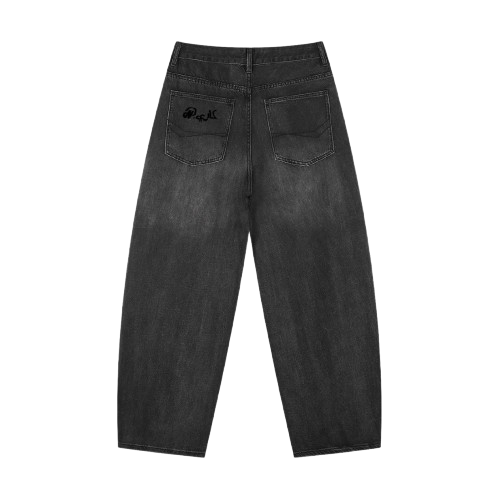 Men's Sunfade Vintage Wash Baggy Jeans