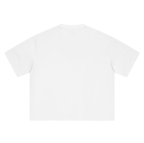 Pink kisses graphic boxy tee