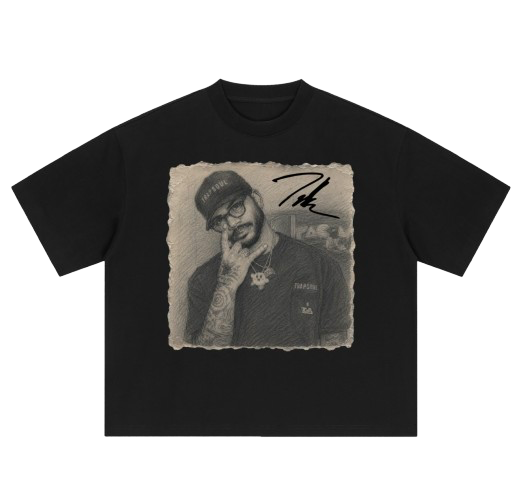 Boxy Oversized Artist T-Shirt