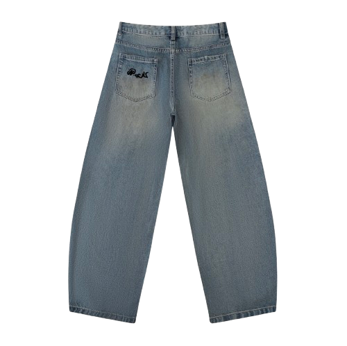 jeans,baggy,fly